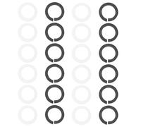 SG Store 12 Sets Washers for Guitar Tuning Knob 4 x 6.3 mm Spacers for Guitar Pegs Tuning Peg Seal for Most Electric and Acoustic Guitars