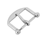 SG Store 16 mm steel watch strap with spring bar, compatible with IWC watch strap made of rubber and leather