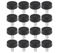 SG Store 16Pcs Adjustable Furniture Feet Levelers M8x20x28mm for Table Cabinets Chairs Stool Legs
