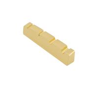 SG Store 1PC 4 String Brass Bass Guitar Nut 43x9x6mm Pre-Slotted Top Nut for Electric PB Bass Guitar Accessories