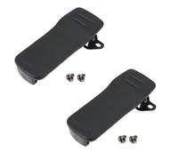 SG Store 2 Belt Clips for Walkie Talkie MB-98 7 x 3 x 1.35 cm Compatible with ICOM IC-F50Radio Bidirectional