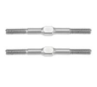 SG Store 2 Pairs Steel Turnbuckle Remote Control Car Steel Bolts ARA330542 Compatible with ARRMA M4x48mm