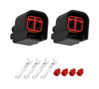 SG Store 2 Pcs 2 Pin Car Reversing Light Connector Plug Set 185441690209 30729812 Compatible with Ford C-Max Compatible with Volvo