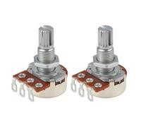 SG Store 2 Pcs Guitar Rotary Audio Adjustment Potentiometer A25K 18mm Long Handle Compatible with Most Electric Guitars Basses