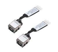 SG Store 2 Pcs Laptop DC Power Socket Cable 0W3P6G DC301013900 DC301014200 Compatible with Dell Prevision 3551 3541 3540