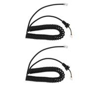 SG Store 2 Pcs Walkie Talkie 6 Pin Microphone Cable 120cm Compatible with YAESU MH-36 MH-36A6J MH-36B6JS MH42 MH-48