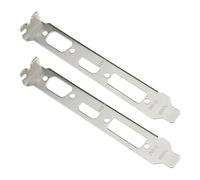 SG Store 2 Pieces Full Height Profile Brackets for HDMI DVI VGA Video Graphics Card Computer Case Replacement Components 12x1.8cm