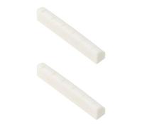 SG Store 2 Pieces of Bone Nut for 6-String Guitar 42 x 6 x 8.5 mm Compatible with Gibson Compatible with Epiphone Compatible with Les Paul