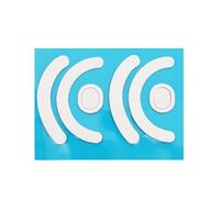 SG Store 2 Sets Anti-Slip Mouse Feet Pads, Rounded Edges, Compatible with Logitech G403, G603, G703, PTFE, White