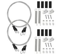SG Store 2 Sets RC Car Steel Rope Kits Compatible with Trx4 Axial Scx10 D90 D110 1/10 Crawler Remote Control Car Protection Rope and Fixing Clip Metal