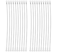 SG Store 20PCS Door Limiter Rope 304 Stainless Steel Door Restraint Line for Cabinet Door Closet Door Wardrobe Door, Silver