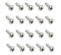 SG Store 20pcs M4x14mm License Plate Light Screws N01396111 Compatible with VW Golf 2 3