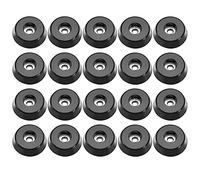 SG Store 20PCS Rubber Feet Round Bumper Furniture Table Printer Chopping Board Speaker Floor Protector Cabinet Leg Pads D18x15xH5mm