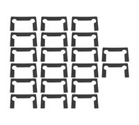 SG Store 20pcs Shower Doors Hinge Rubber Seal Replacement Kit for Hinges Glass Hinge Anti-Slip Seal Gasket Replacement Kit (8.5x5cm)