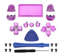 SG Store 24PCS Full Set Buttons Repair Kit Compatible with PS4 Pro 040 Controller Dpad R1 L1 R2 L2 Triggers Touchpad Action Share Options Home Buttons with Tools Pink