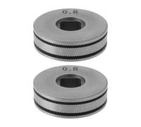 SG Store 2pcs 0.8/1.0mm Wire Feed Drive Rollers Roll Wheels Knurled Groove 25mm Compatible with MIG Welder