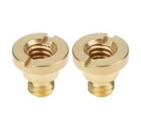 SG Store 2pcs 1/4 Inch Brass Screw For Leather Camera Half Case Grip Case Bag