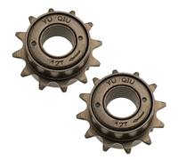 SG Store 2Pcs 12T Teeth Single Speed Freewheel Flywheel Sprocket 34mm Large Diameter Bike Bicycle Flywheel Pinion Electric Vehicle Accessories