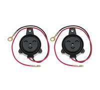 SG Store 2Pcs 12V-24V 5W Reverse Buzzer Alarm Horn 0.1-0.8A 105±3dB for Truck Caravan Car