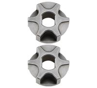 SG Store 2pcs 3/8" Chainsaw Sprocket Spline Aperture 9mm Integrated Guide Gear Chainsaw Electric Replacement Parts Compatible with Makita DUC254 DUC204