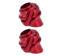 SG Store 2pcs 45° Composite Aluminum Alloy Pulley Shooting Aiming Peephole Aiming Bow Target Tool Accessories for Bow and Arrow Shooting, Red