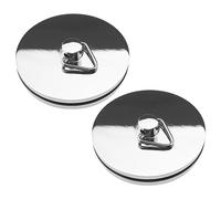 SG Store 2PCS 45mm 1-3/4 Inch Basin Sink Plug Chrome-Plated Brass Bath Drain Stopper Cover for Kitchen Sink Bathroom Bathtub Handbasin