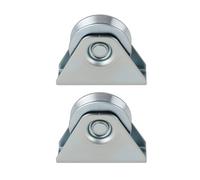 SG Store 2Pcs 58mm V-Type Groove Wheel Sliding Gate Roller Suitable for Shower Pulleys Cabinets Garages Windows