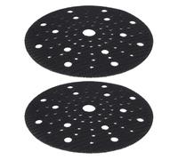SG Store 2Pcs 6Inch Sander Backing Pad Savers 80-Hole Self Adhesive Sponge Protective Pad Compatible with Bosch Compatible with Gex 150 Black 150mm