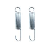 SG Store 2PCS 80mm Length Motorcycle Kickstand Kick Side Stand Spring Metal Kickstand Return Spring Replacement for Motorbike Motorcycle Silver