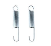 SG Store 2PCS 90mm Length Motorcycle Kickstand Kick Side Stand Spring Metal Kickstand Return Spring Replacement for Motorbike Motorcycle Silver