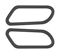 SG Store 2pcs Car Carbon Fiber Handle Protection Stickers 18x7.5cm Compatible with VW Scirocco 2009-2016