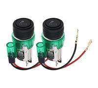 SG Store 2Pcs Cigarette Lighter Socket Plug Assembly Replacement Cigarette Lighter Plug and Socket Fit for DC 12V Vehicle Car Accessories