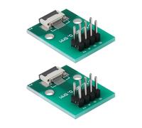 SG Store 2Pcs FPC Connector Board 8P 0.5mm 2.54mm to 1.0mm 2.54mm for Digital Communication Pproducts Computer Peripherals 19x26x11.5mm