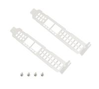 SG Store 2pcs Full Height Brackets GPU Slot Cover Graphics Card Brackets with 4pcs Screws Compatible with Dell MELLANOX CONNECTX-4 LX 25GbE CX4121C 20NJD Silver