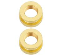 SG Store 2pcs Guitar Strap Button End Pin Covers M9x16mm Metal for Guitar Strap Button Lock
