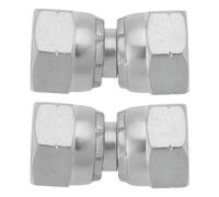 SG Store 2PCS Hydraulic Female to Female Equal Swivel Coupling Adaptor Connector Carbon Steel BSP Swivel Adaptors, 1/4 Inch BSP to 1/4 Inch BSP 11.9mm ID