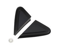SG Store 2pcs Left Right Wing Mirror Triangle Covers with Clips 6Q0853273A 6Q0853274A Compatible with VW Polo 06-10