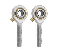 SG Store 2pcs M6x1.0 Spherical Rod End Bearing Rose Joint POS6 Right Hand Male Thread Connector Self-lubricated Joint Bearing with Jam Nuts