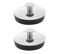 SG Store 2Pcs Medium Size Rubber Drain Plug 4.2x2.2cm Suitable for Bathtub Washbasin Kitchen