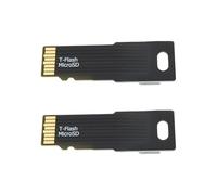 SG Store 2pcs Micro SD TF Memory Card Male to Female Extension Adapter Extender Test Tools