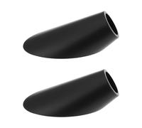 SG Store 2pcs Radio Antenna Base Mount Cover 5064395AF Compatible with Dodge Ram 1500 2500 3500 2009-2016