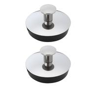 SG Store 2Pcs Small Size Rubber Drain Plug 3.4x2.3cm Suitable for Bathtub Washbasin Kitchen
