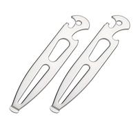 SG Store 2Pcs Stainless Steel Multifunction Shackle Key Wrench Deck Key 112x21mm