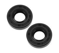 SG Store 2Pcs TC Double Lips Oil Seal Replacement Part 12x25x7mm NBR Oil Shaft Seal Suitable for Automobiles Machinery Pumps Compressors