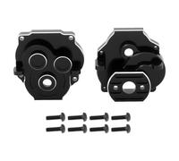 SG Store 2Pcs Transmission Case Gearbox Housing Compatible with Traxxass TRX4M Defender 1/18 RC Crawler Upgrades Parts (Black)