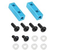 SG Store 2x RC Truck Aluminium Servo Mount Stays 1/10 Upgrade Parts DIY Replacement Compatible with CW01,Blue