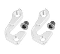 SG Store 2x Rear Derailleur Hanger Compatible with UNION GH-146 Bicycle Frame Replacement Silver Dropout