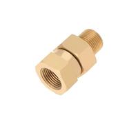 SG Store 3/8 Inch BSP Male to 3/8 Inch BSP Female Pressure Washer Swivels Joint Brass Hose Coupling Swivel Joint Pressure Washer Swivel Connector Brass Hose Fittings