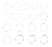 SG Store 3 Pack of 6 String Set Extra Light 80/20 Bronze Acoustic Guitar Strings 10-50 Gauge Bronze Guitar Strings for Beginners