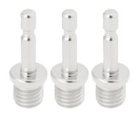 SG Store 3PCS Hexagonal Drill Adapter M14 Adapter 1/4 Inch Hexagon for Drill Cordless Screwdriver Drill Chuck Backing Plate Splitting Tools Electric Wrench 45.5x16.9mm